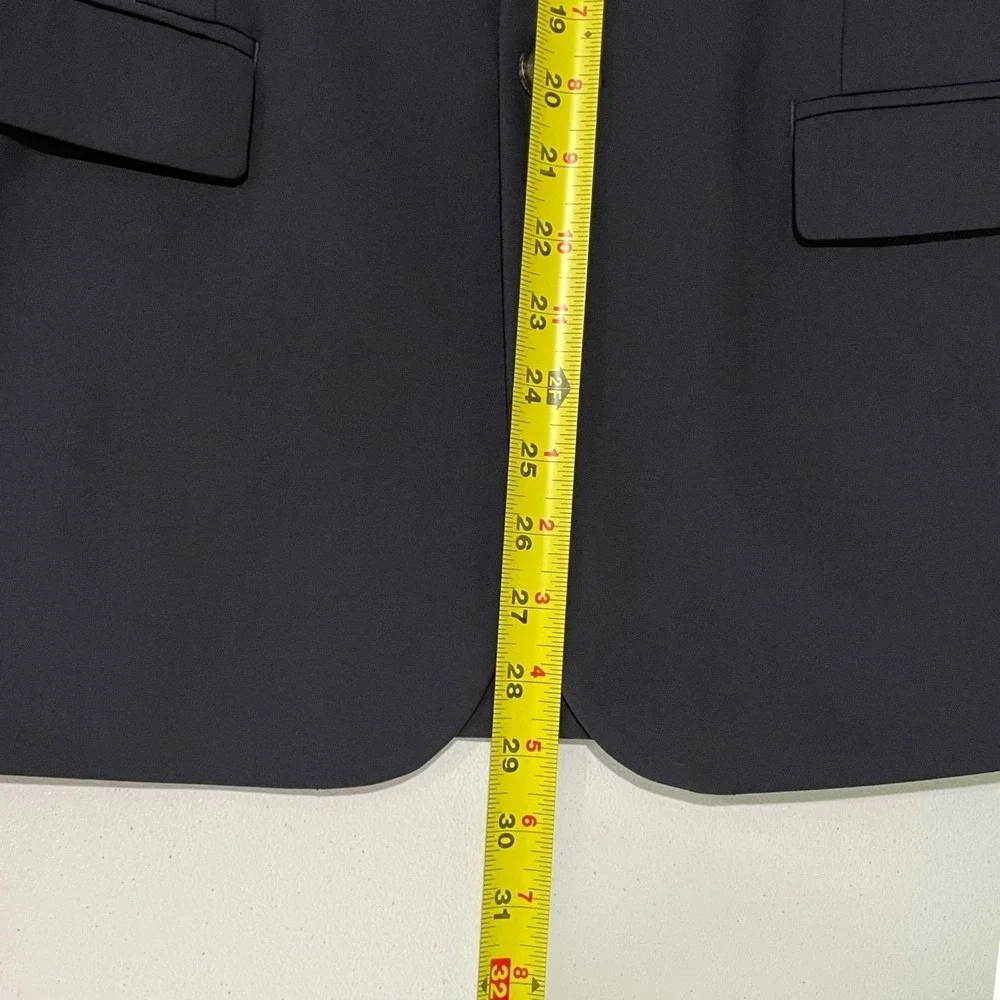 Rhône Navy Blue Commuter Blazer Slim Fit Mens L Stretch Minimalist Performance - Picture 9 of 14